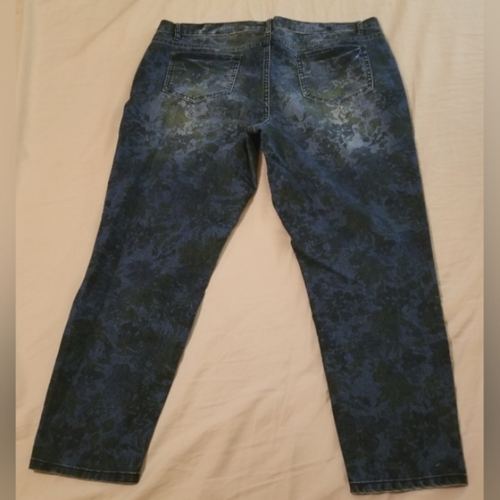 Floral Print Jeans. i jeans By Buffalo Sz 14 Denim. Womens. - Picture 10 of 16
